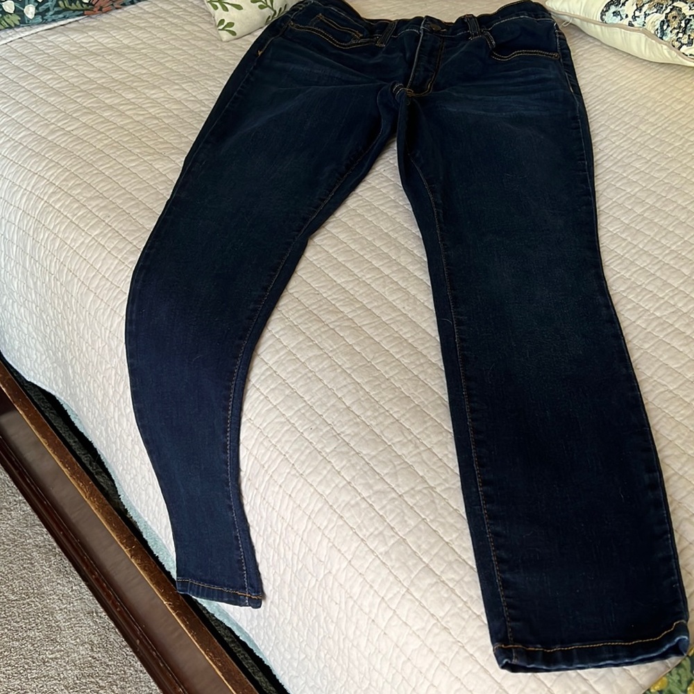 Crown and Ivy dark blue jeans size 10